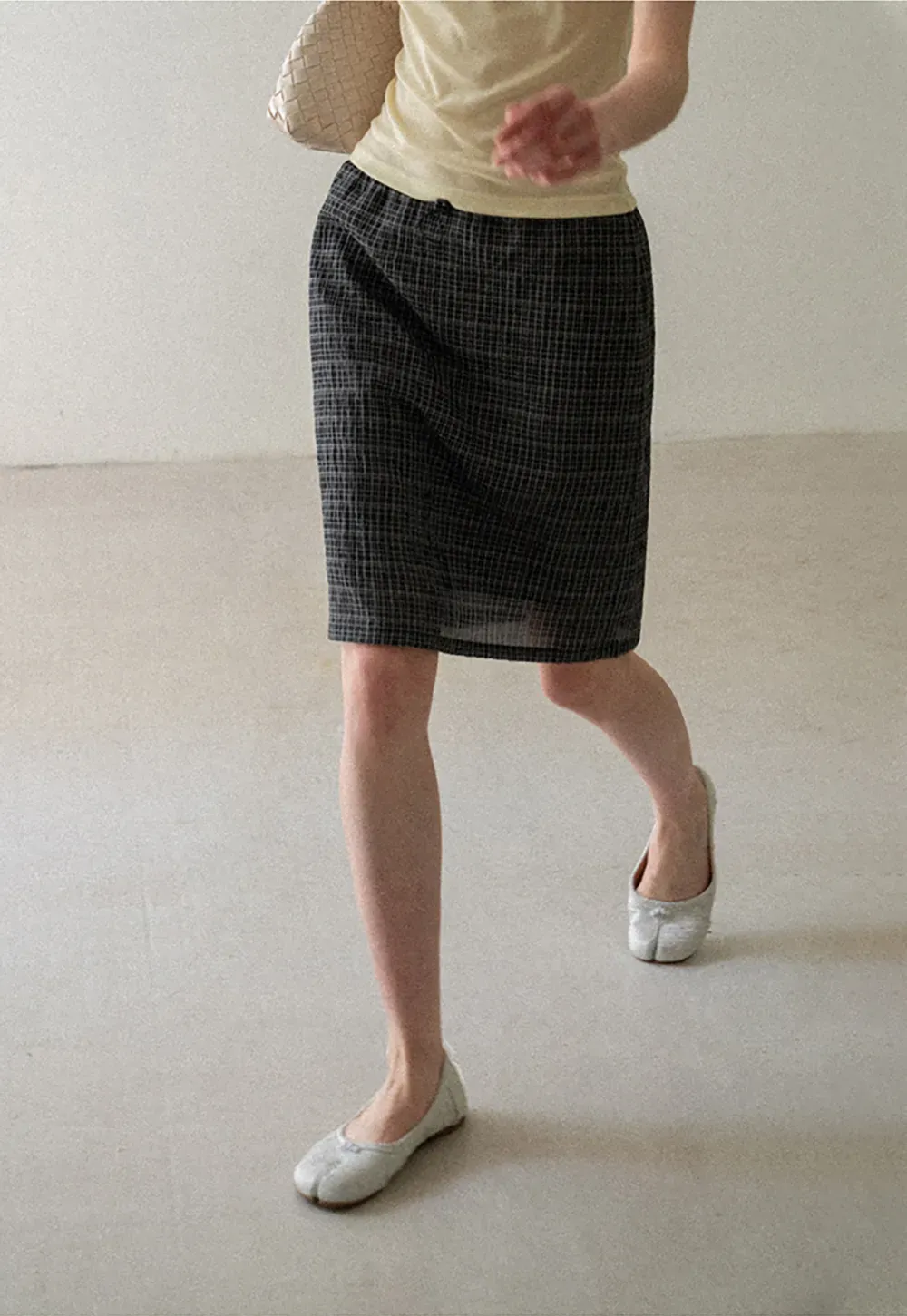 Checkered Halter Neck Tube Top