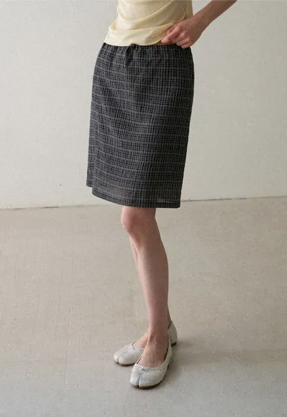 Checkered Halter Neck Tube Top