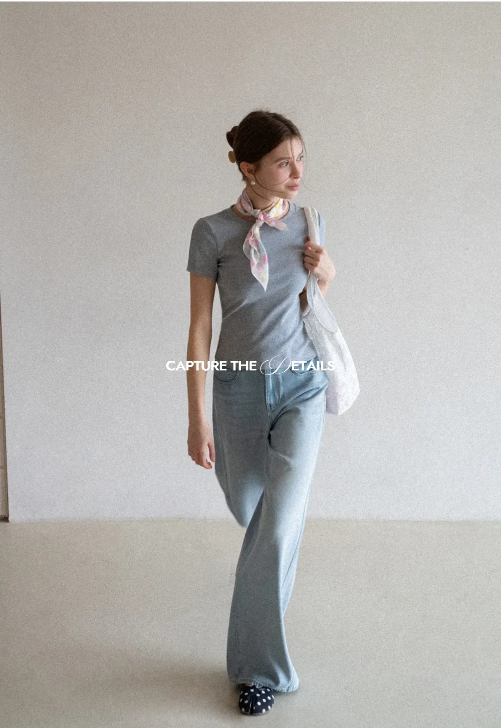 Wide Leg High Waist Denim Jeans