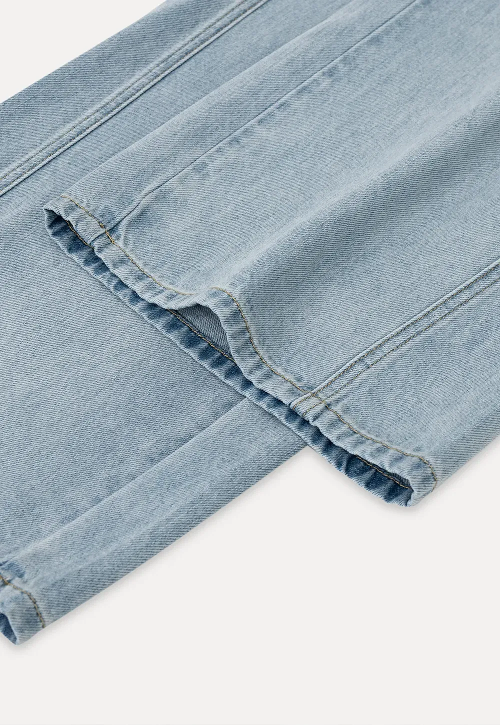 Wide Leg High Waist Denim Jeans