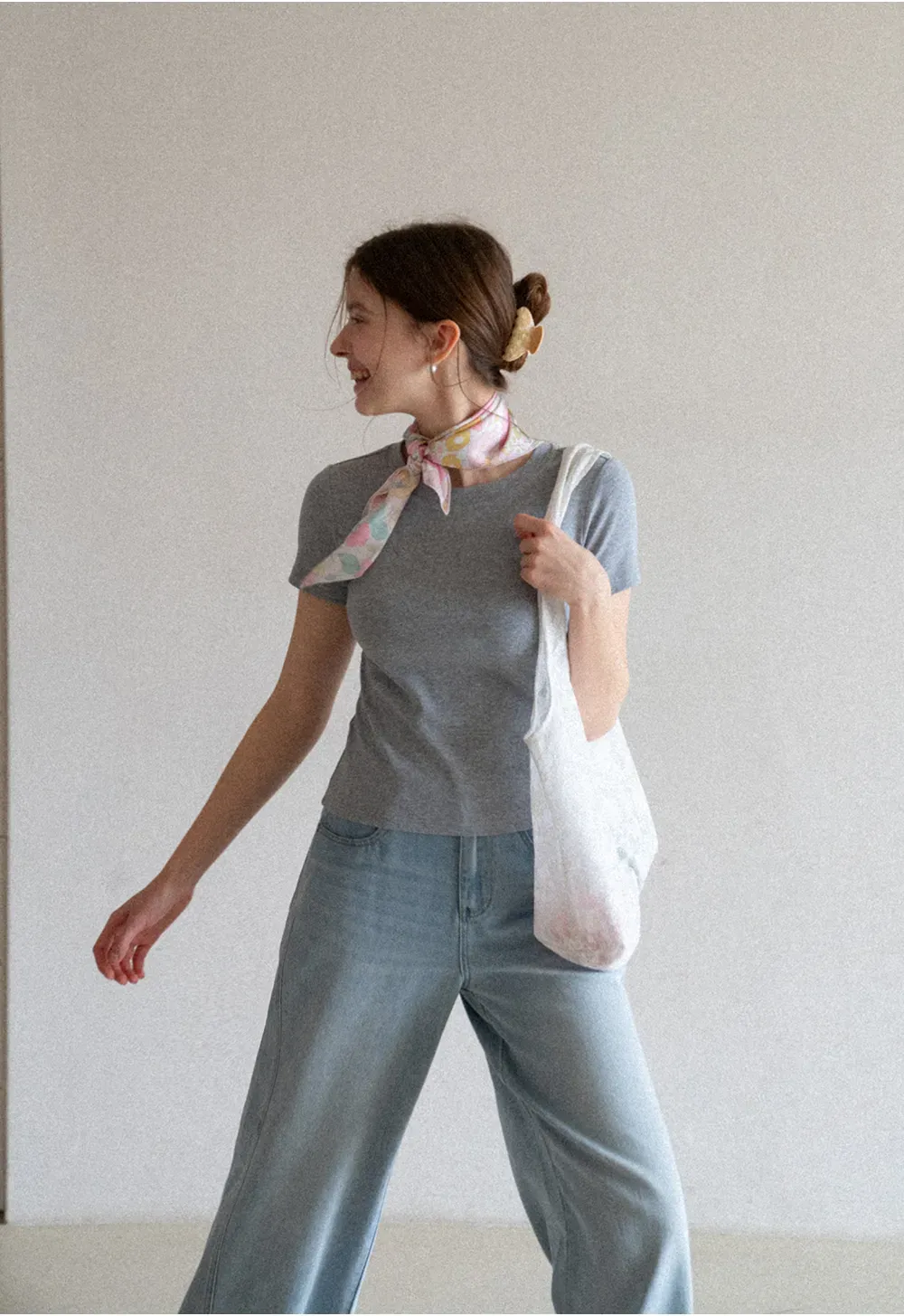 Wide Leg High Waist Denim Jeans