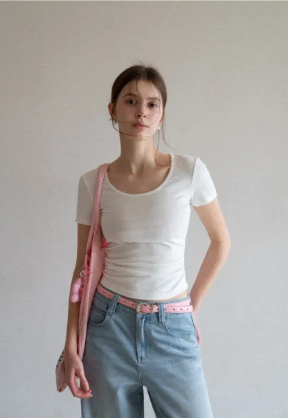 Wide Leg High Waist Denim Jeans