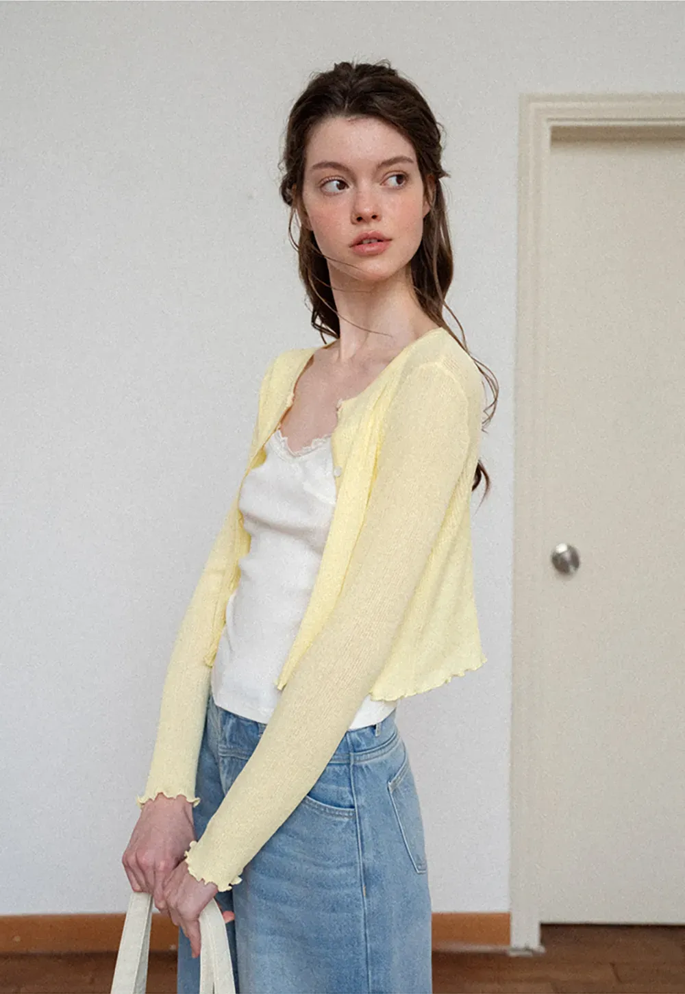 High Waist Wide Leg Denim Jeans