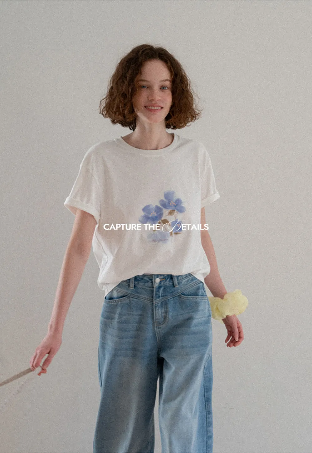 High Waist Wide Leg Denim Jeans