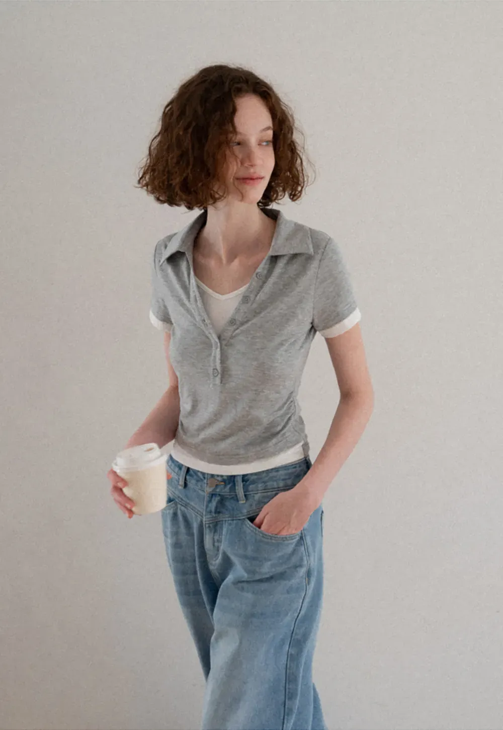 High Waist Wide Leg Denim Jeans