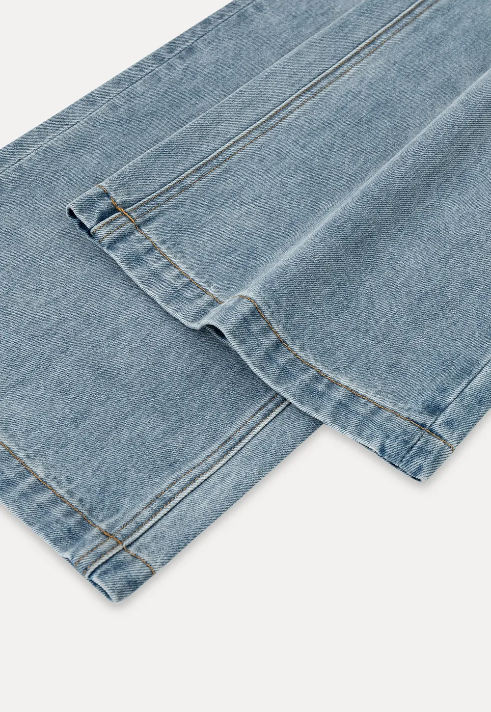 Wide Leg High Waist Denim Jeans