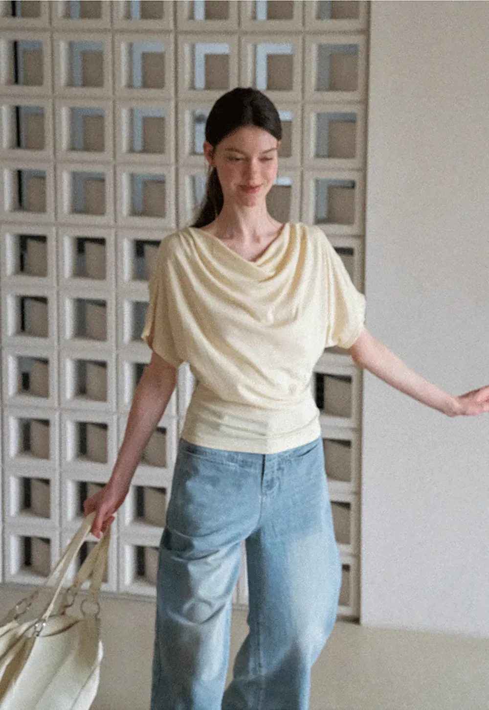 High Waist Wide Leg Denim Jeans