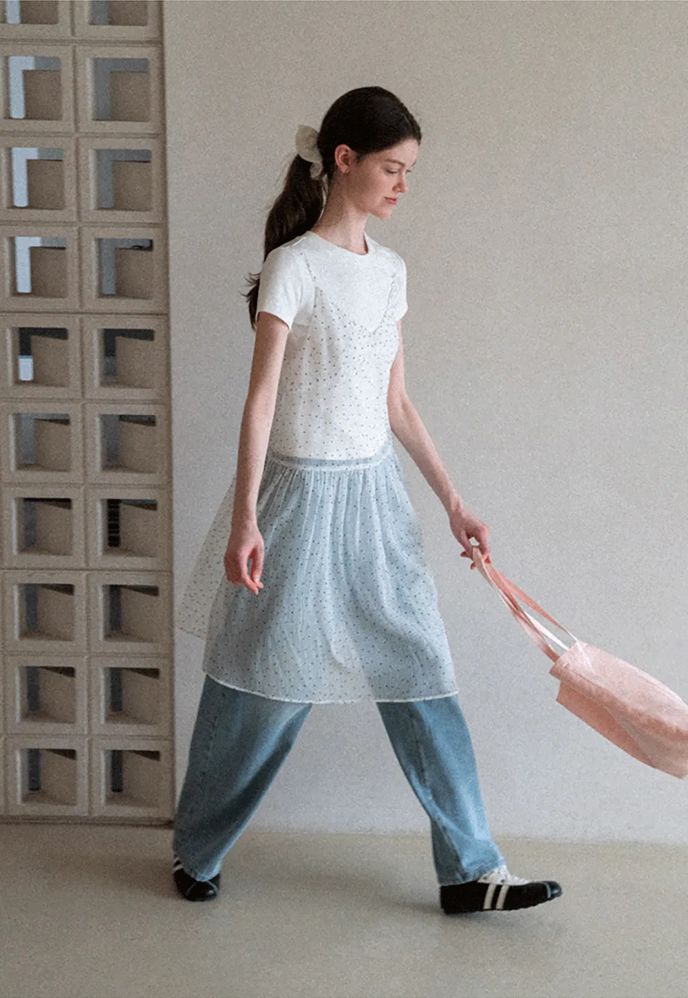 High Waist Wide Leg Denim Jeans