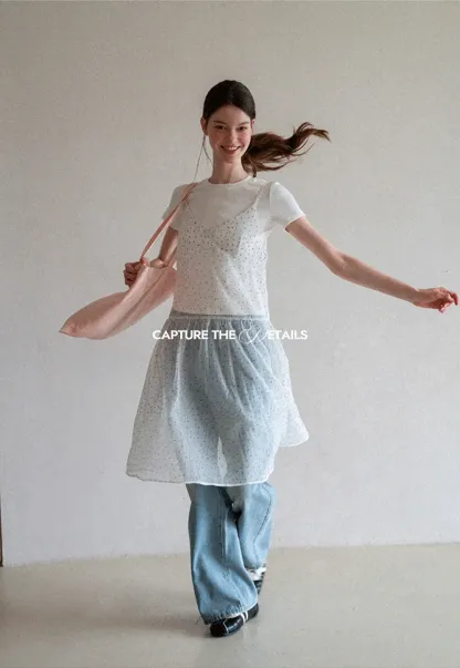 High Waist Wide Leg Denim Jeans