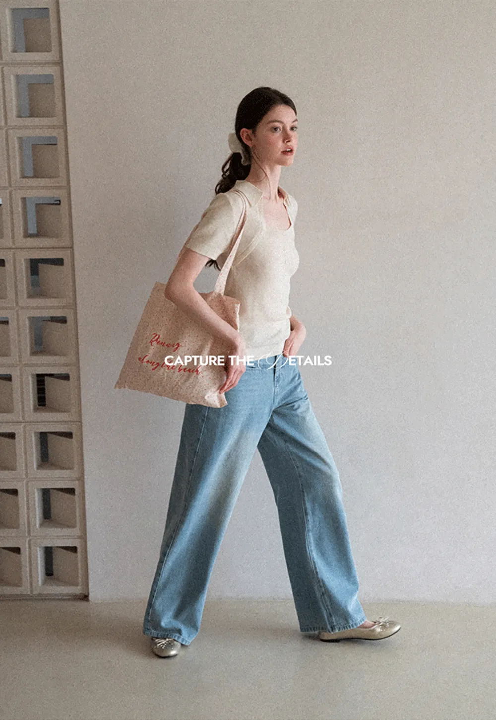 High Waist Wide Leg Denim Jeans