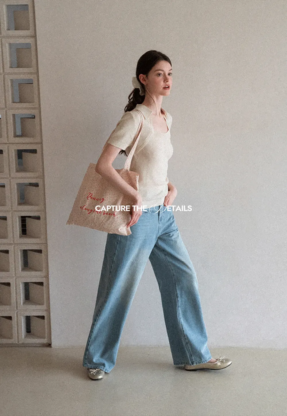 High Waist Wide Leg Denim Jeans