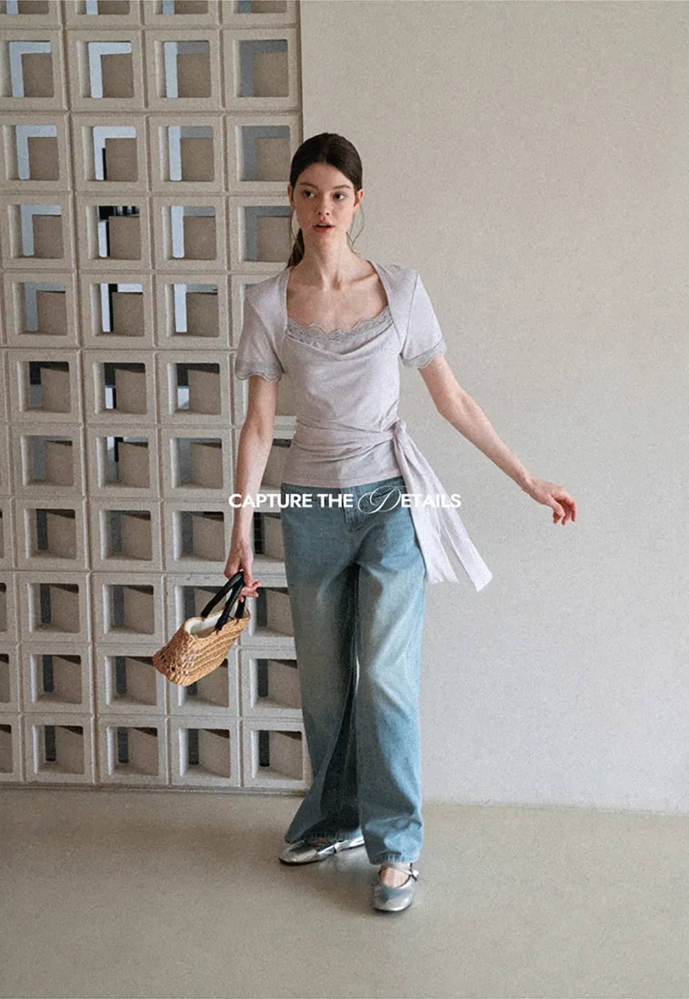 High Waist Wide Leg Denim Jeans