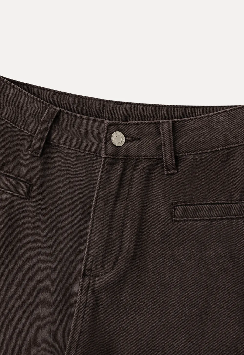 High Waist Cropped Denim Shorts