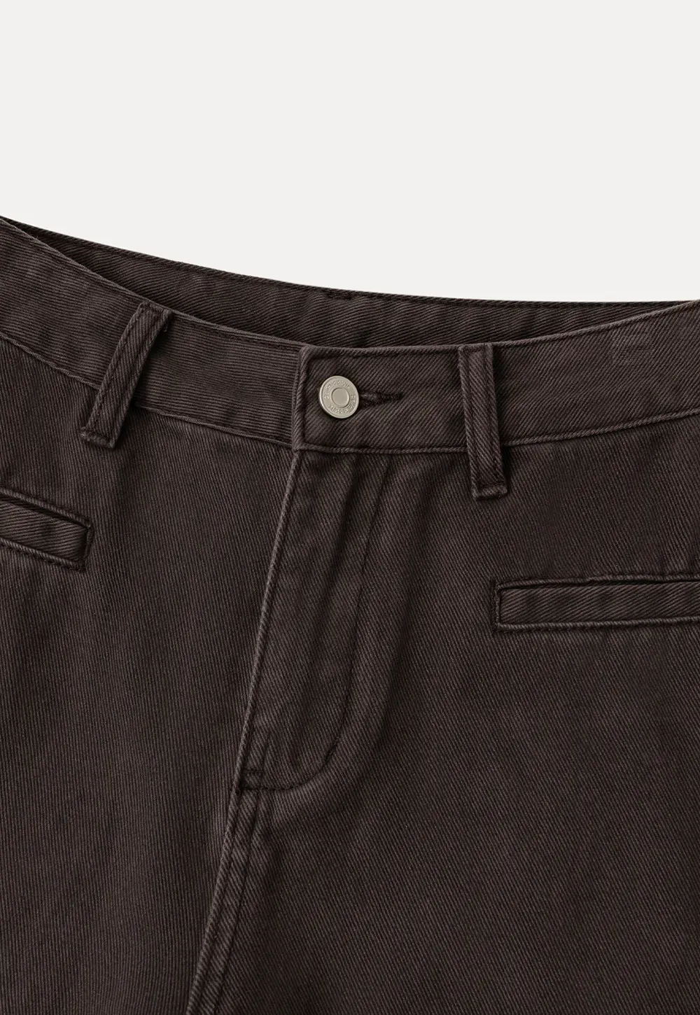 High Waist Cropped Denim Shorts