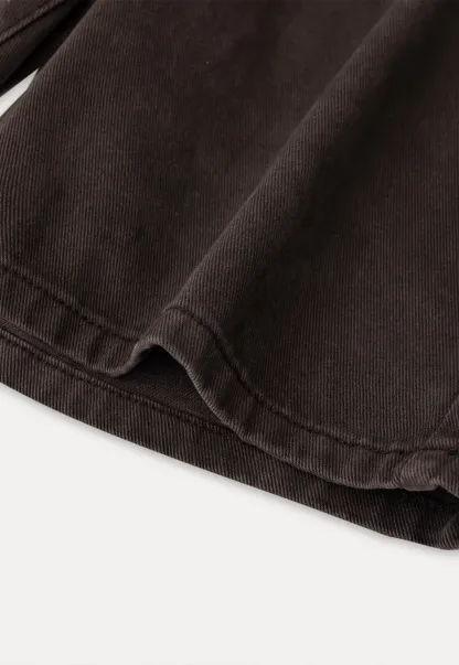 High Waist Cropped Denim Shorts