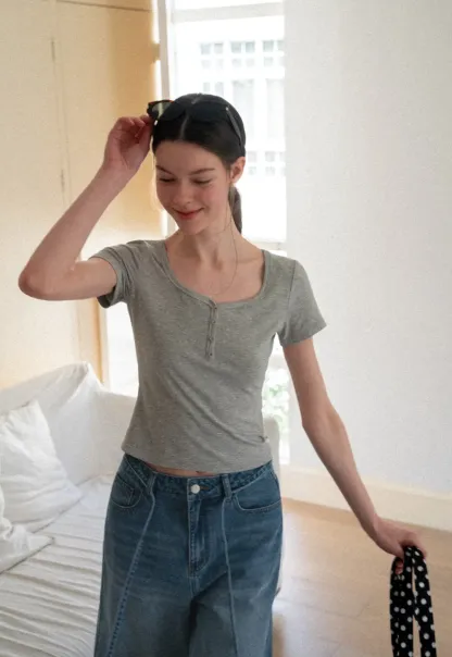 High Waist Wide Leg Denim Jeans