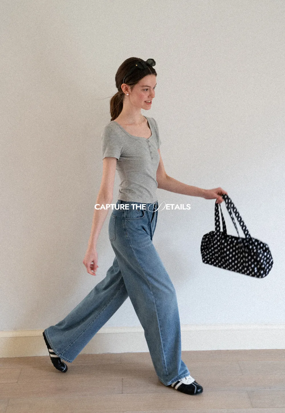 High Waist Wide Leg Denim Jeans