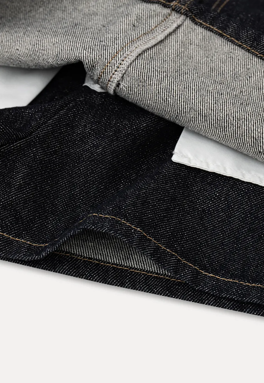 High Waist Denim Mini Skirt With Belt Loop Detail