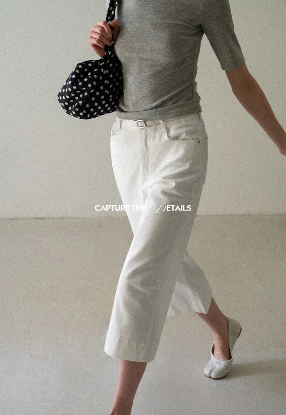 High Waist Cropped Tapered Pants