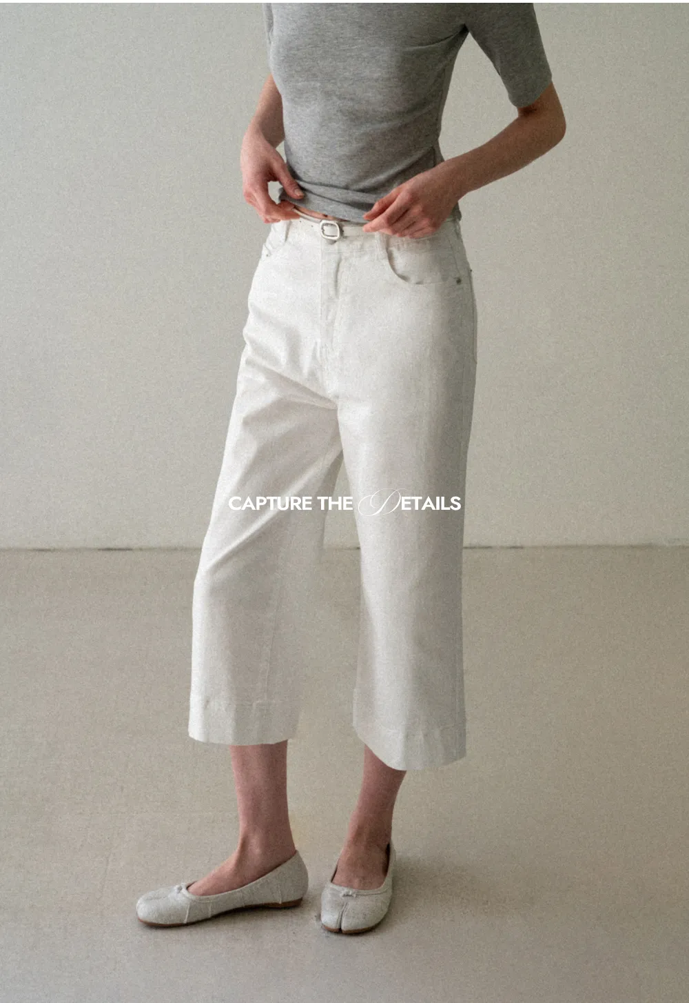 High Waist Cropped Tapered Pants