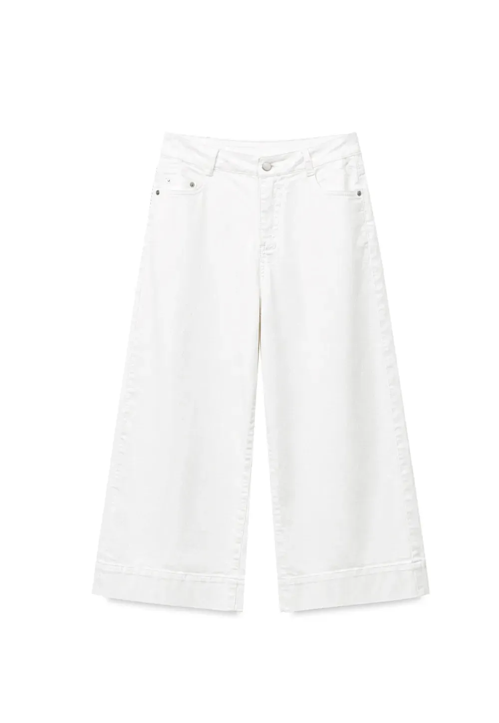 High Waist Cropped Tapered Pants