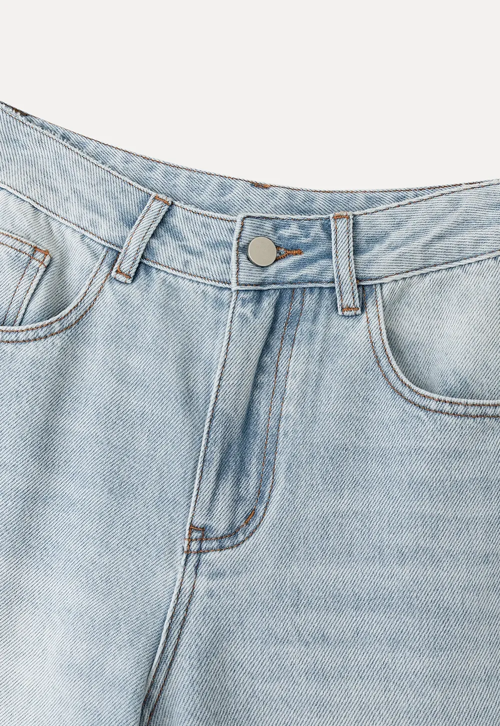 Wide Leg High Waist Denim Jeans