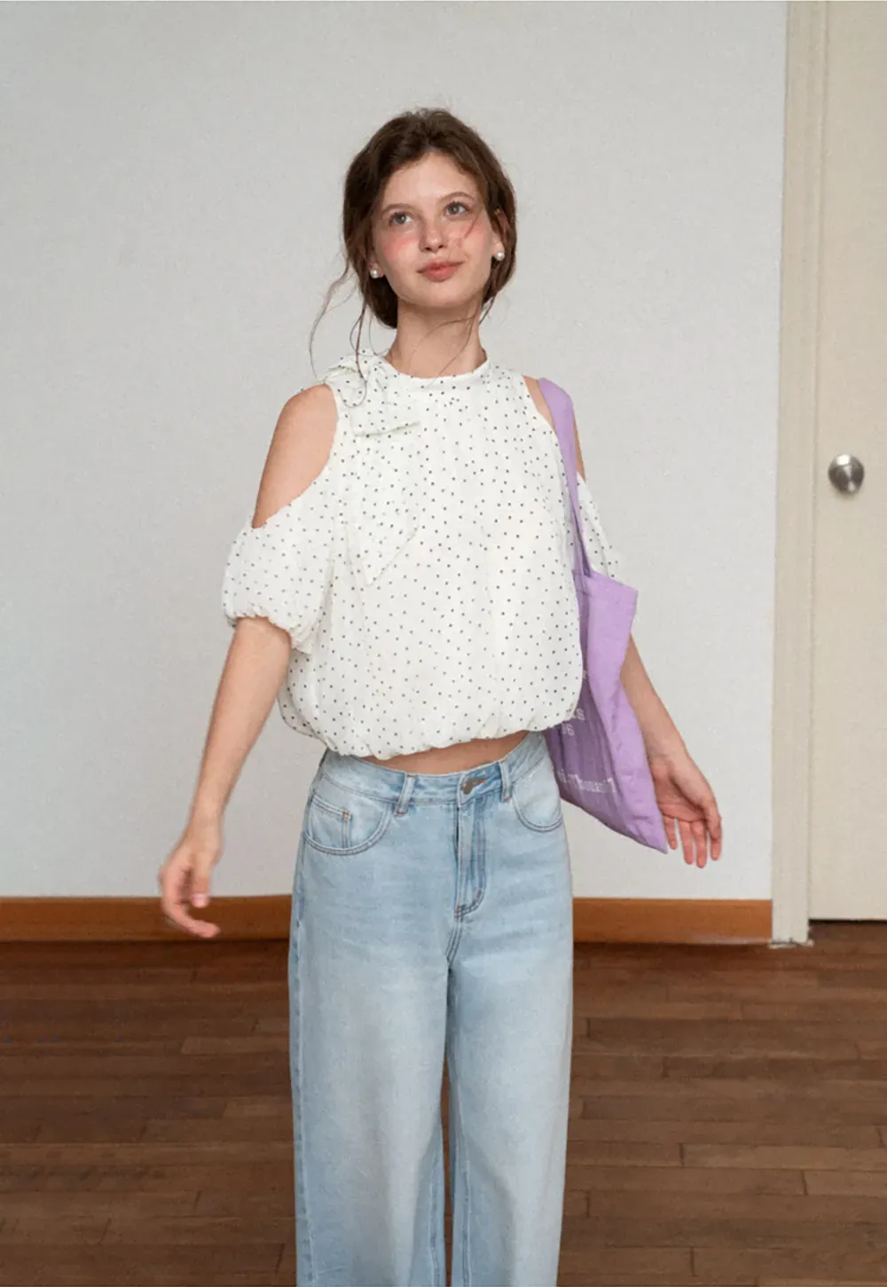 Wide Leg High Waist Denim Jeans