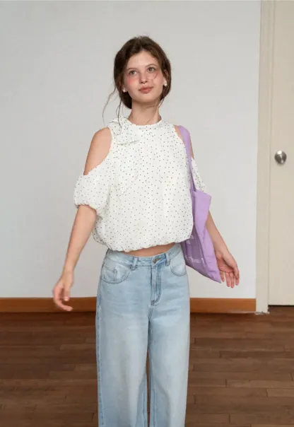 Wide Leg High Waist Denim Jeans