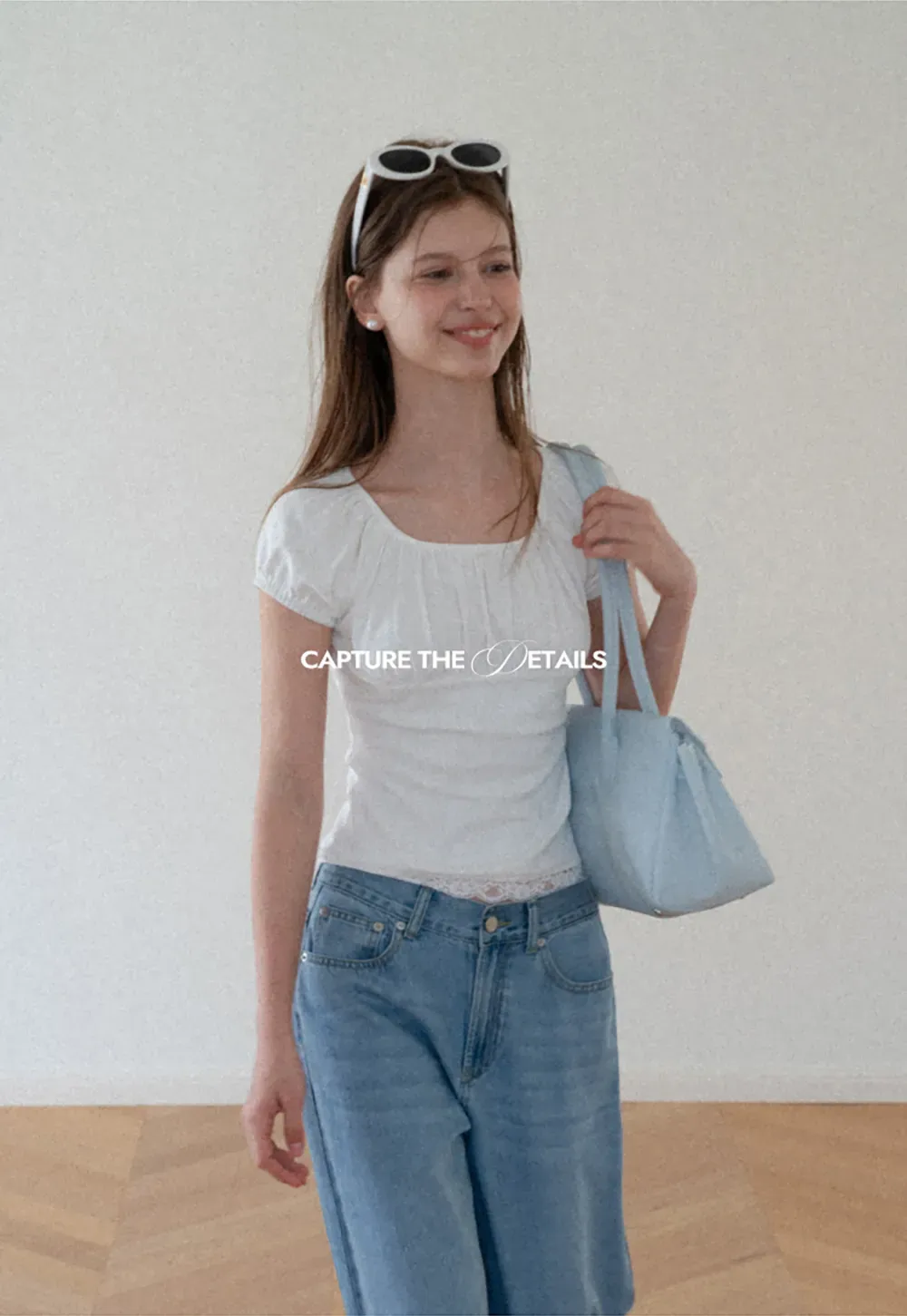 High Waist Wide Leg Denim Jeans