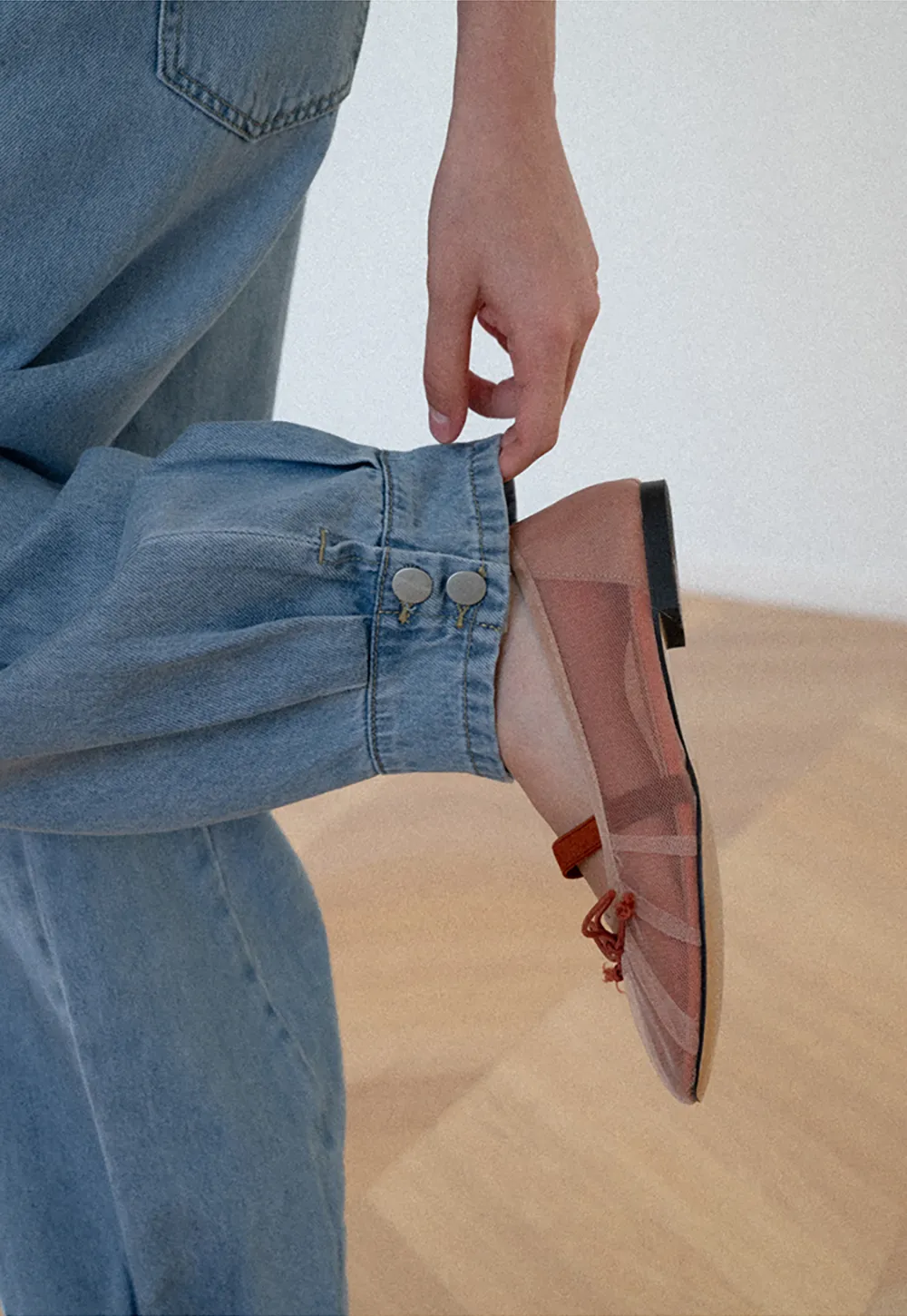 High Waist Wide Leg Denim Jeans