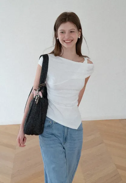 High Waist Wide Leg Denim Jeans