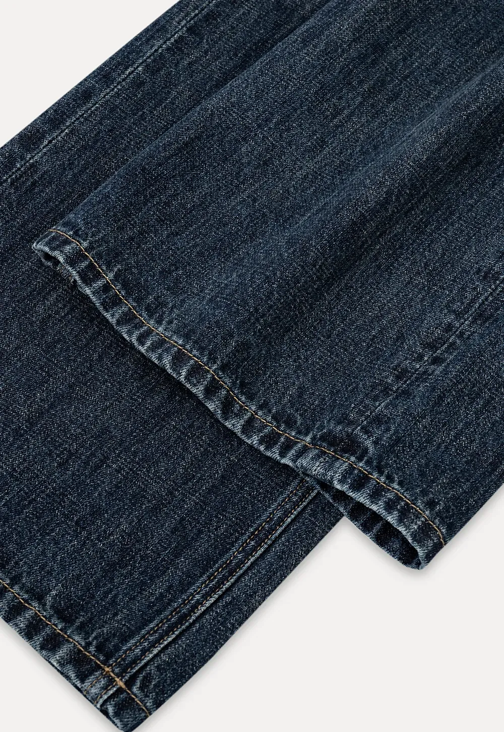 Wide Leg High Waist Straight Cut Jeans