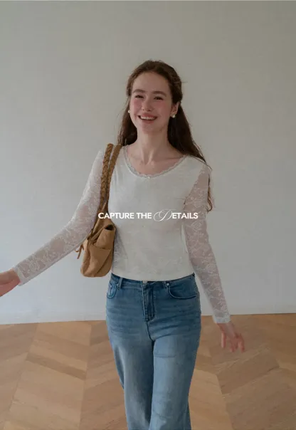 Flared Wide Leg Denim Jeans