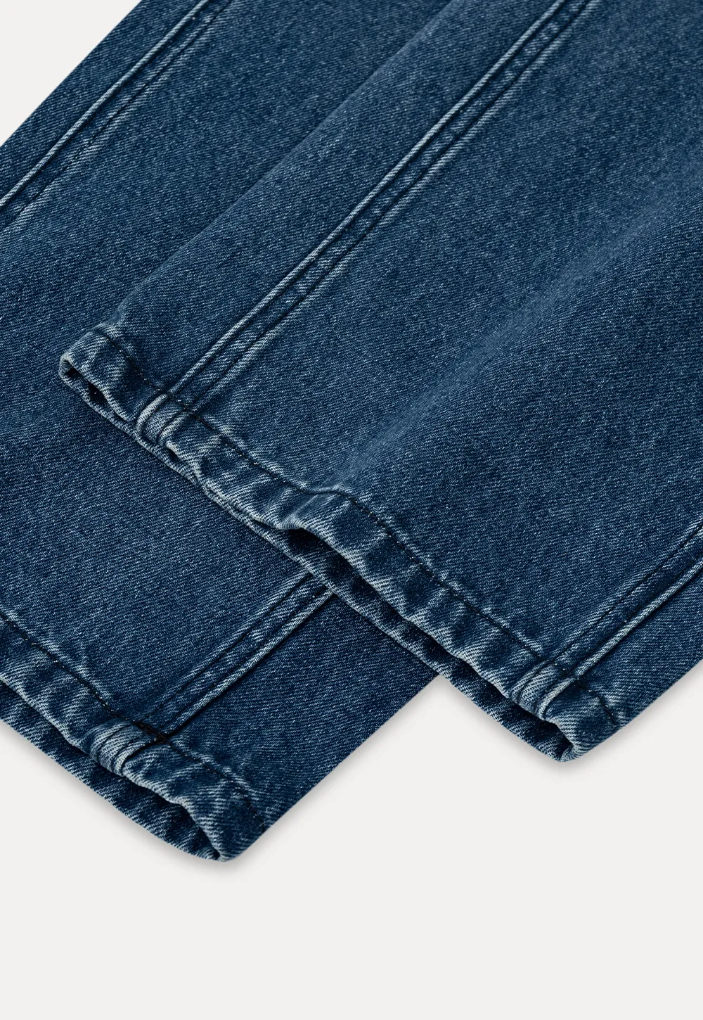 High Waist Wide Leg Straight Fit Jeans