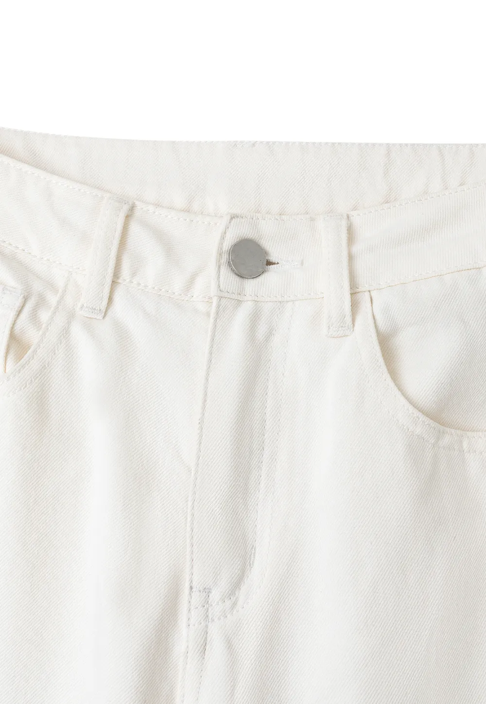 Wide Leg Cropped Denim Pant