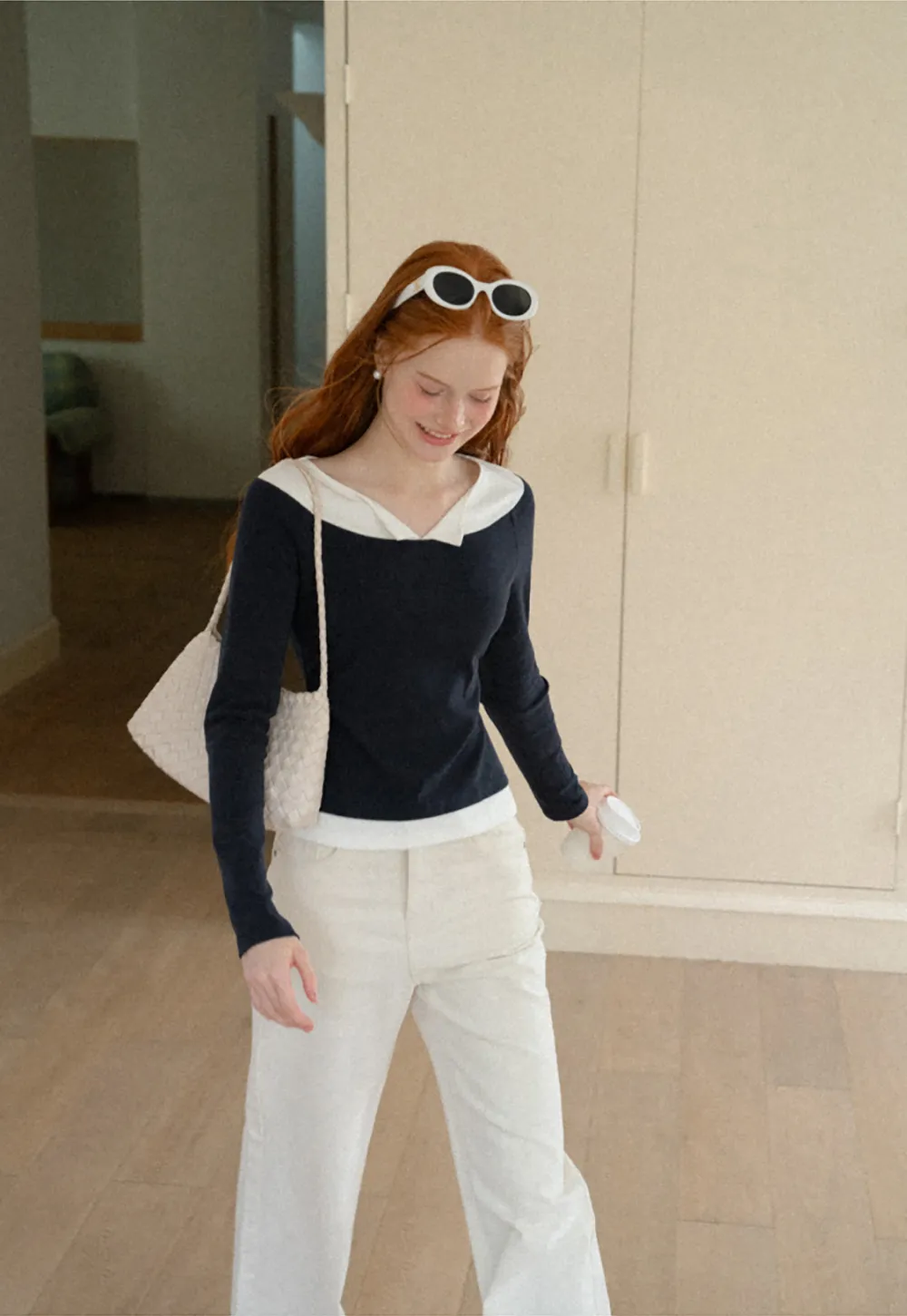 Wide Leg Cropped Denim Pant