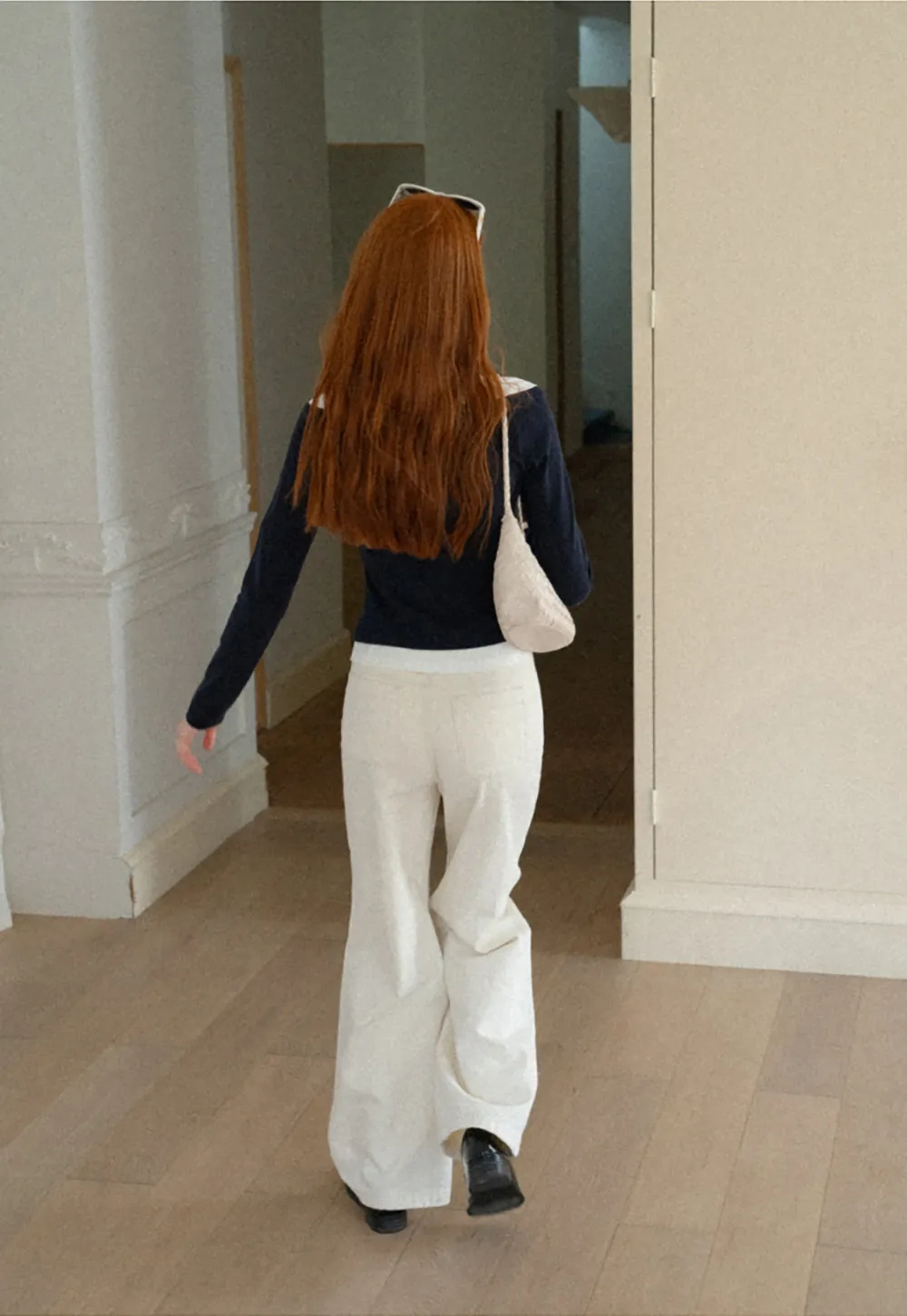 Wide Leg Cropped Denim Pant
