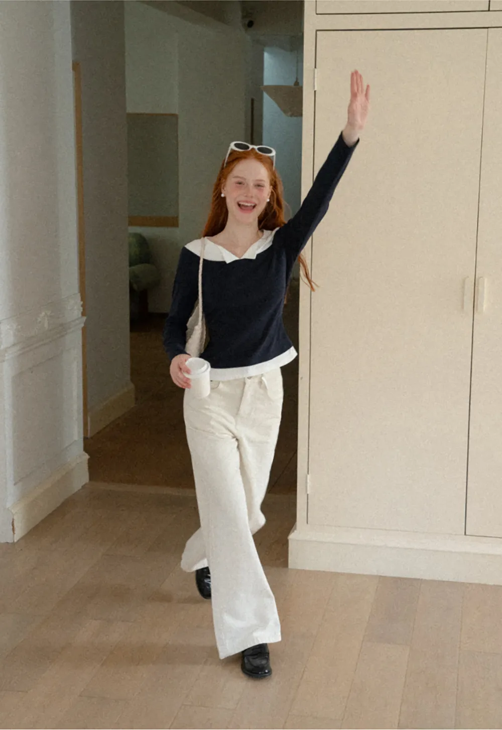 Wide Leg Cropped Denim Pant
