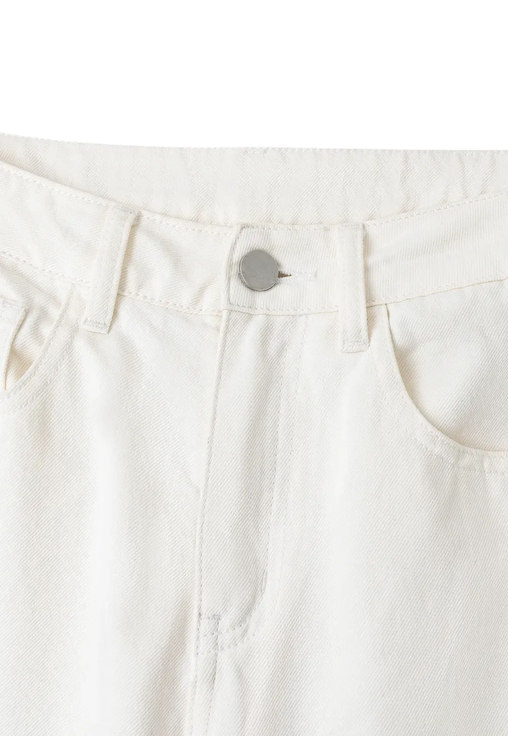 Wide Leg Cropped Denim Pant