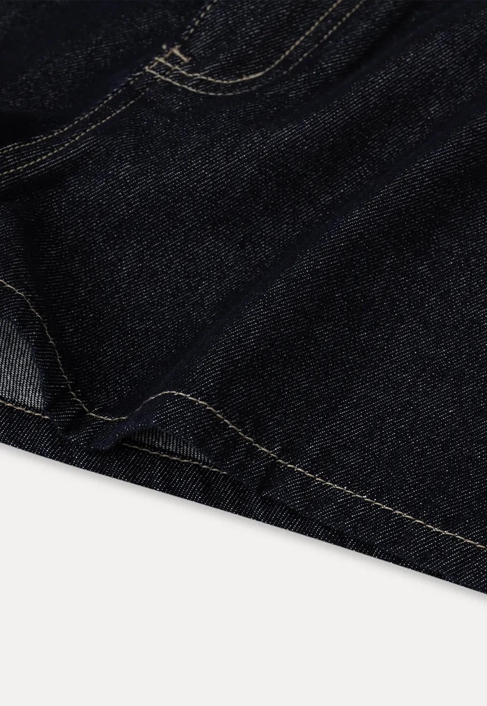 High Waist Cropped Denim Shorts