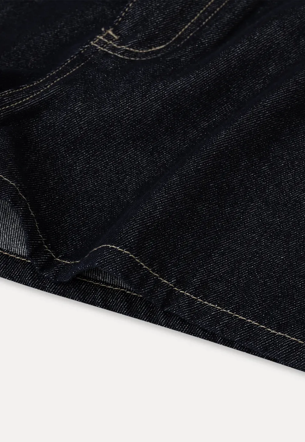 High Waist Cropped Denim Shorts