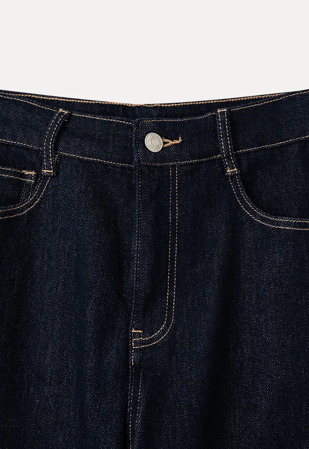 Wide Leg High Waist Denim Jeans