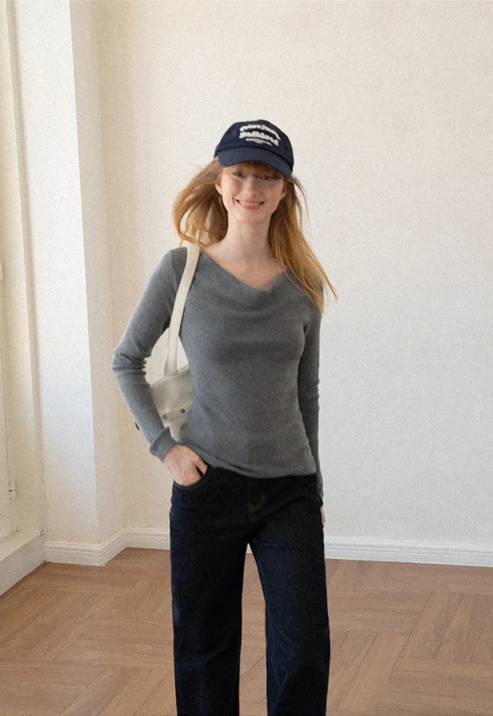Wide Leg Straight Cut Denim Jeans
