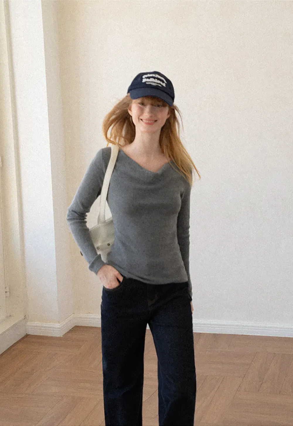 Wide Leg Straight Cut Denim Jeans
