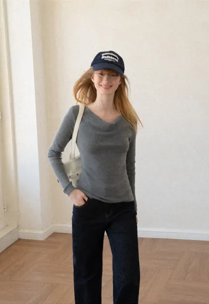 Wide Leg Straight Cut Denim Jeans