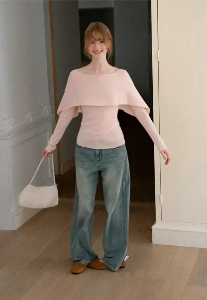Wide Leg High Waist Denim Jeans