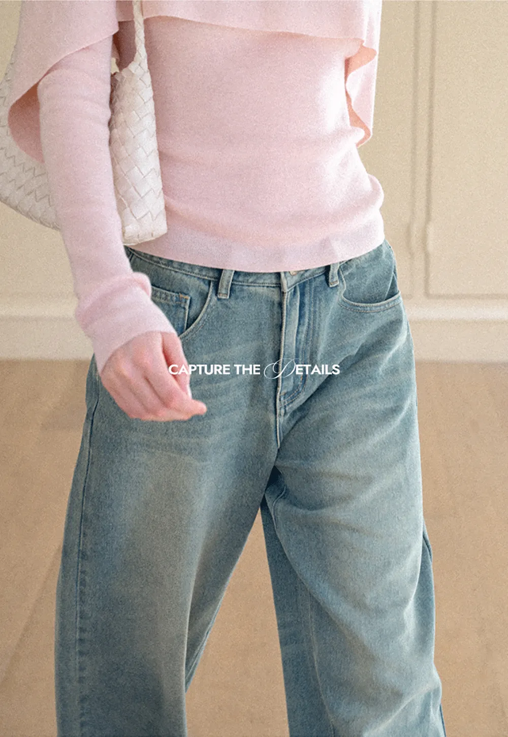 Wide Leg High Waist Denim Jeans