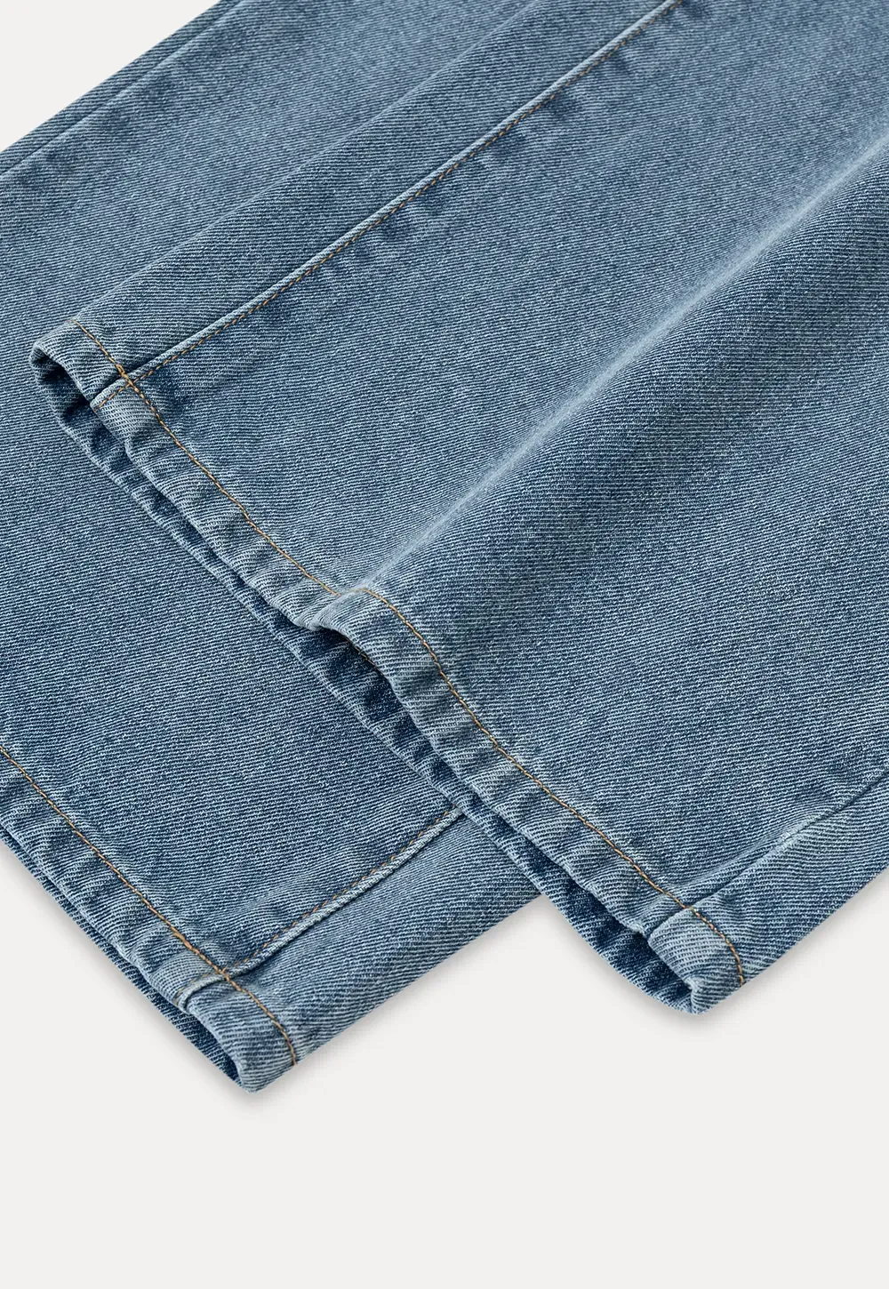 High Waist Wide Leg Drawstring Jeans