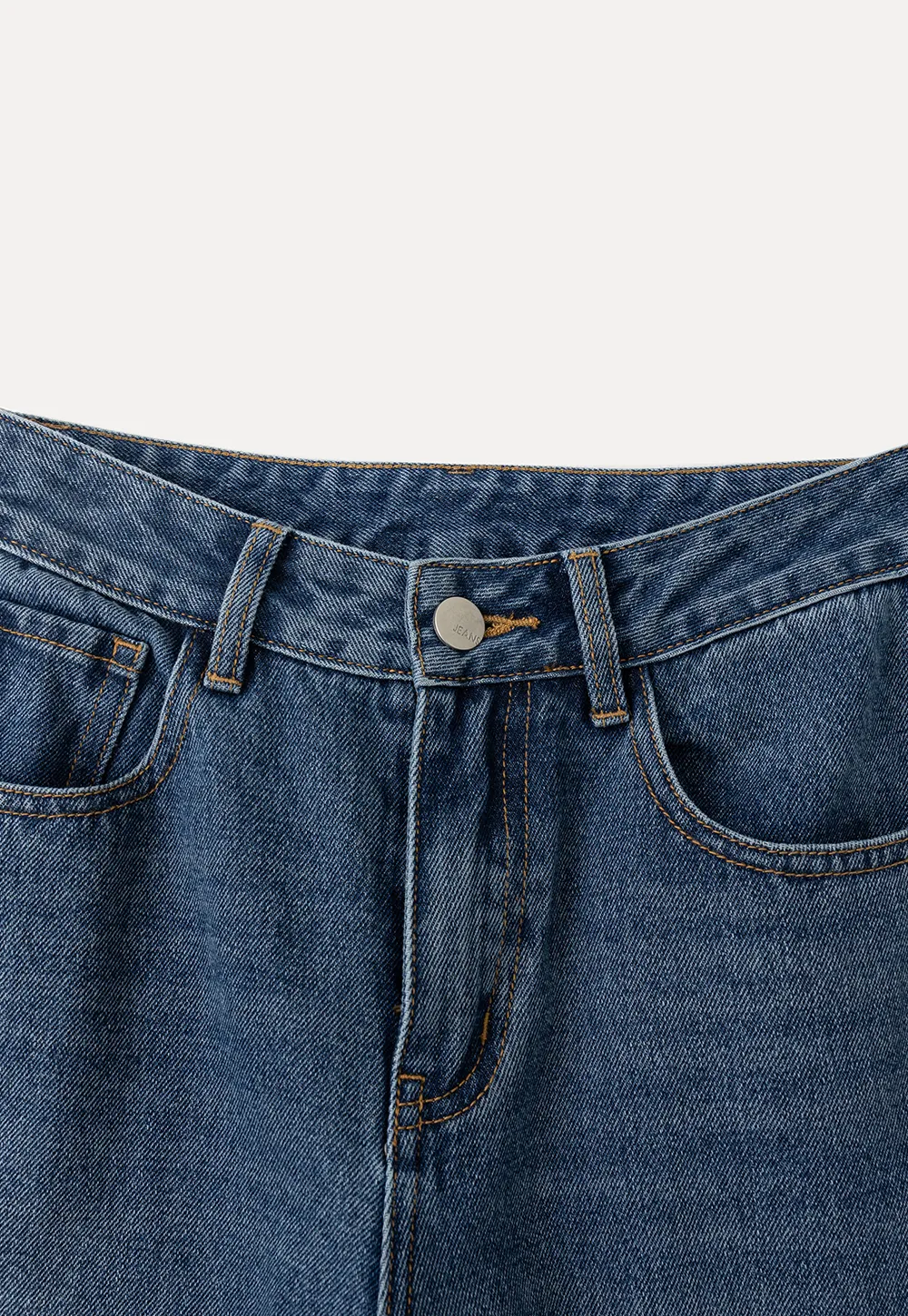 Wide Leg High Waist Denim Jeans