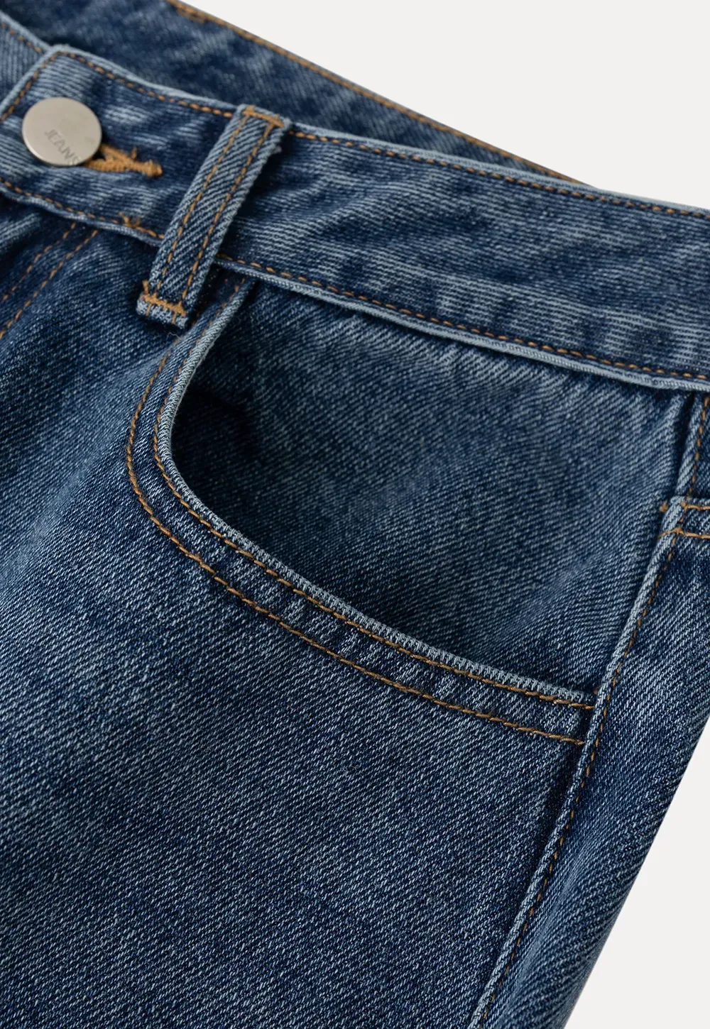 Wide Leg High Waist Denim Jeans